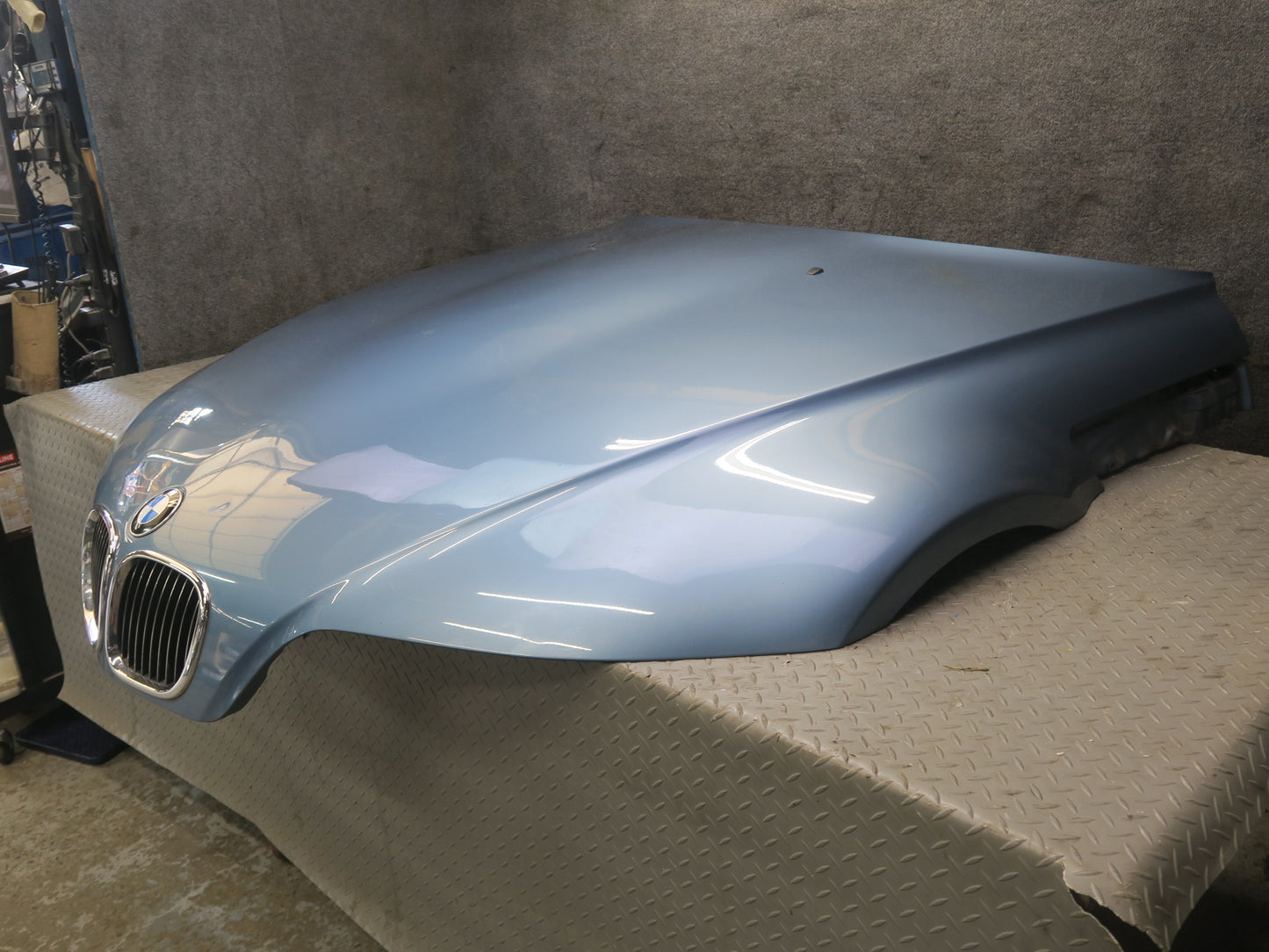 96-02 BMW E36/7 Z3 Front Hood Bonnet Shell Panel Cover Blue OEM