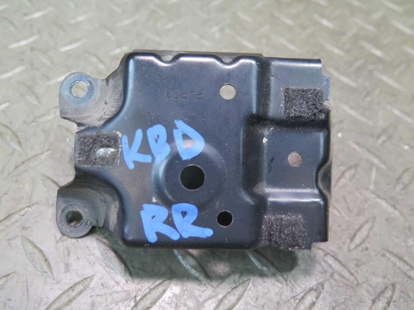 01-06 BMW E46 M3 Rear Left & Right Quarter Window Regulator Motor Bracket Set