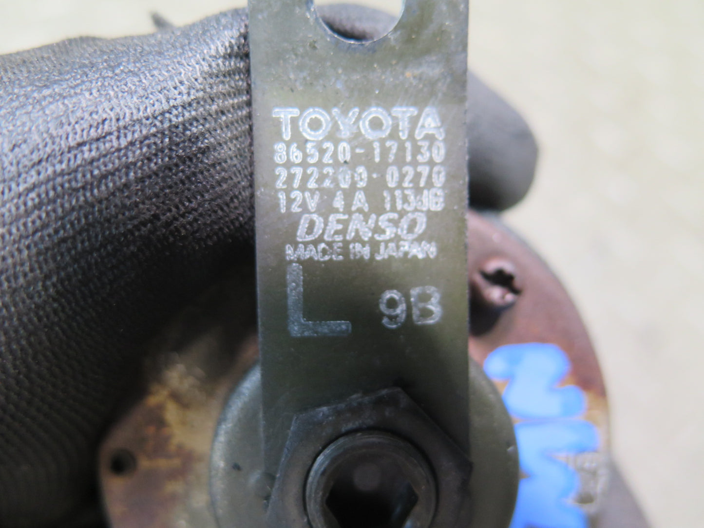 00-05 Toyota MR2 Spyder ZZW30L High & Low Tone Note Pitch Horn Signal Set OEM