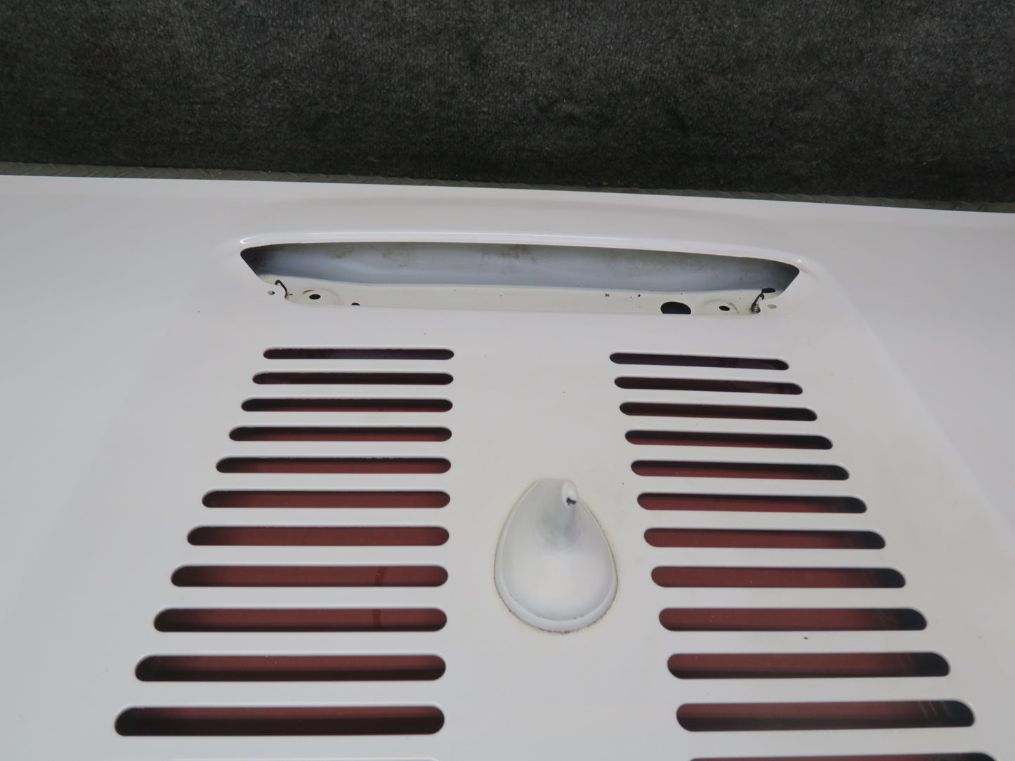 00-05 Toyota MR2 Spyder ZZW30L Rear Trunk Lid Engine Shell Panel Cover White OEM