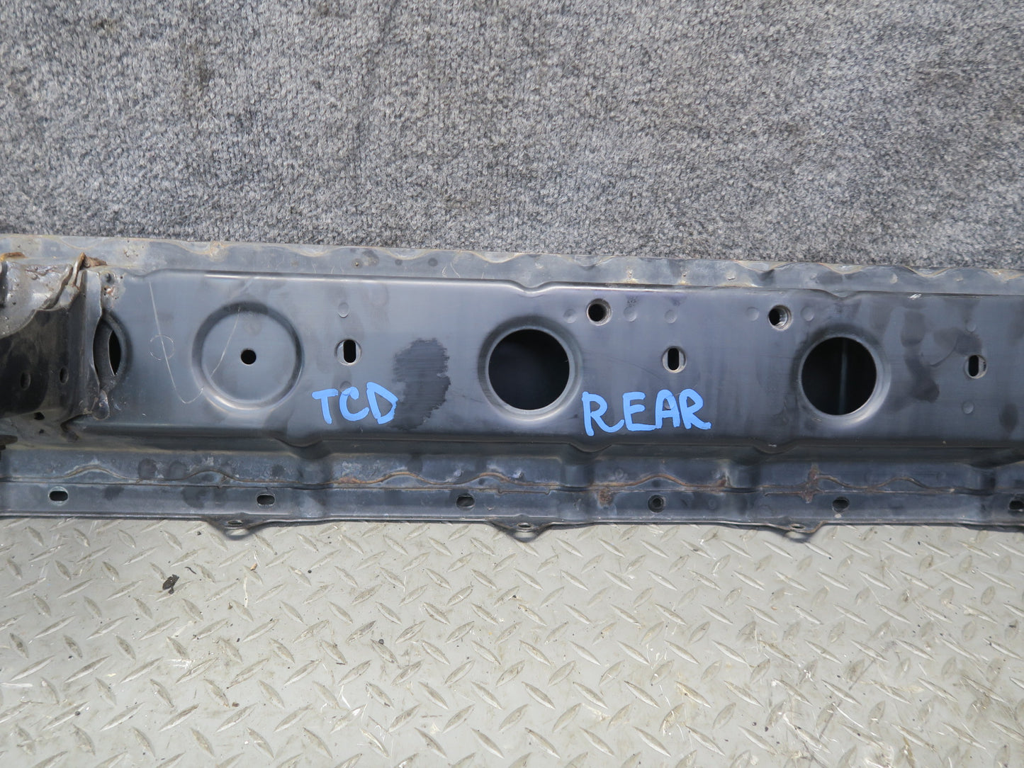 84-88 Toyota Cressida MX73 Sedan Rear Bumper Reinforcement Impact Bar OEM