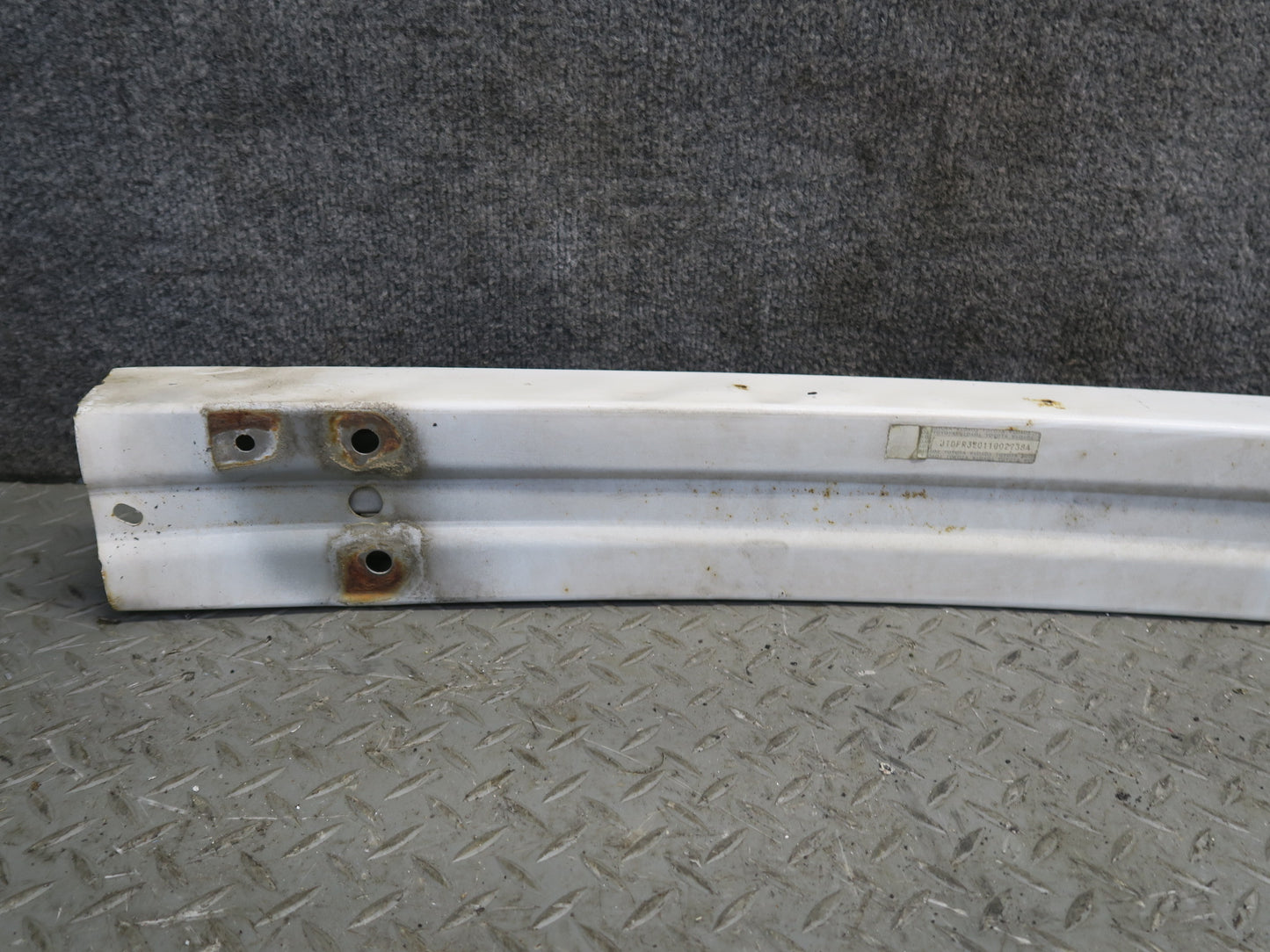 00-05 Toyota MR2 Spyder ZZW30L Front Bumper Impact Reinforcement Bar White OEM