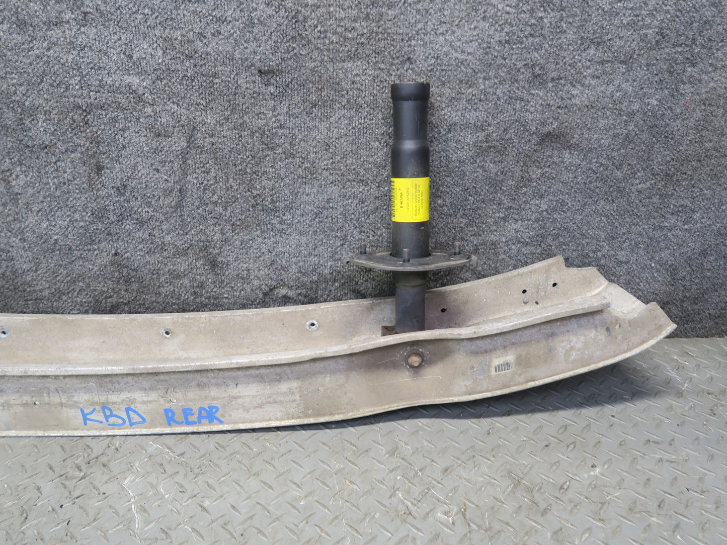 2001-2006 BMW E46 M3 Rear Bumper Impact Reinforcement Bar w Shock Absorbers