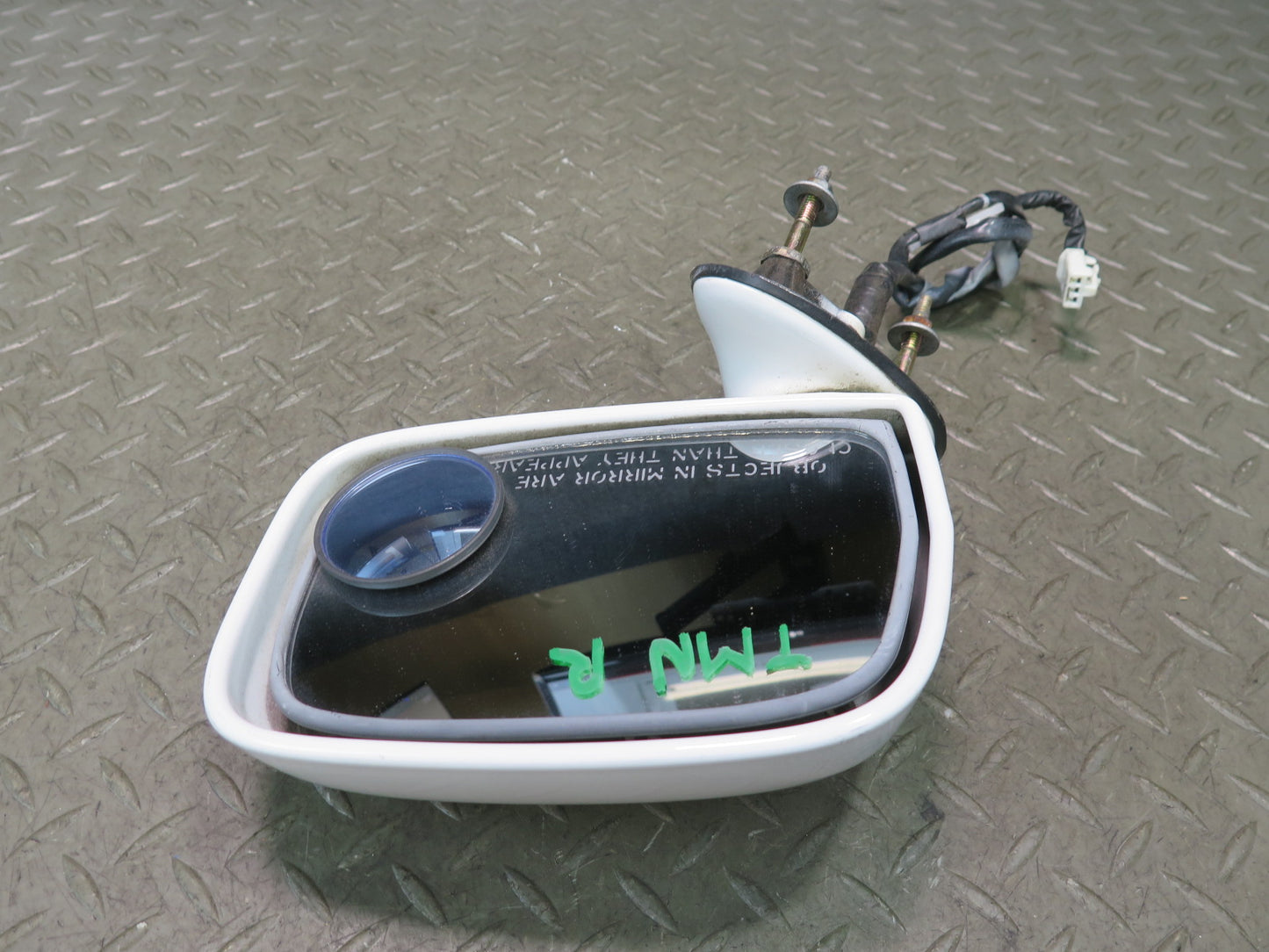 00-05 Toyota MR2 Spyder Right Door Exterior Side Power Mirror Super White OEM