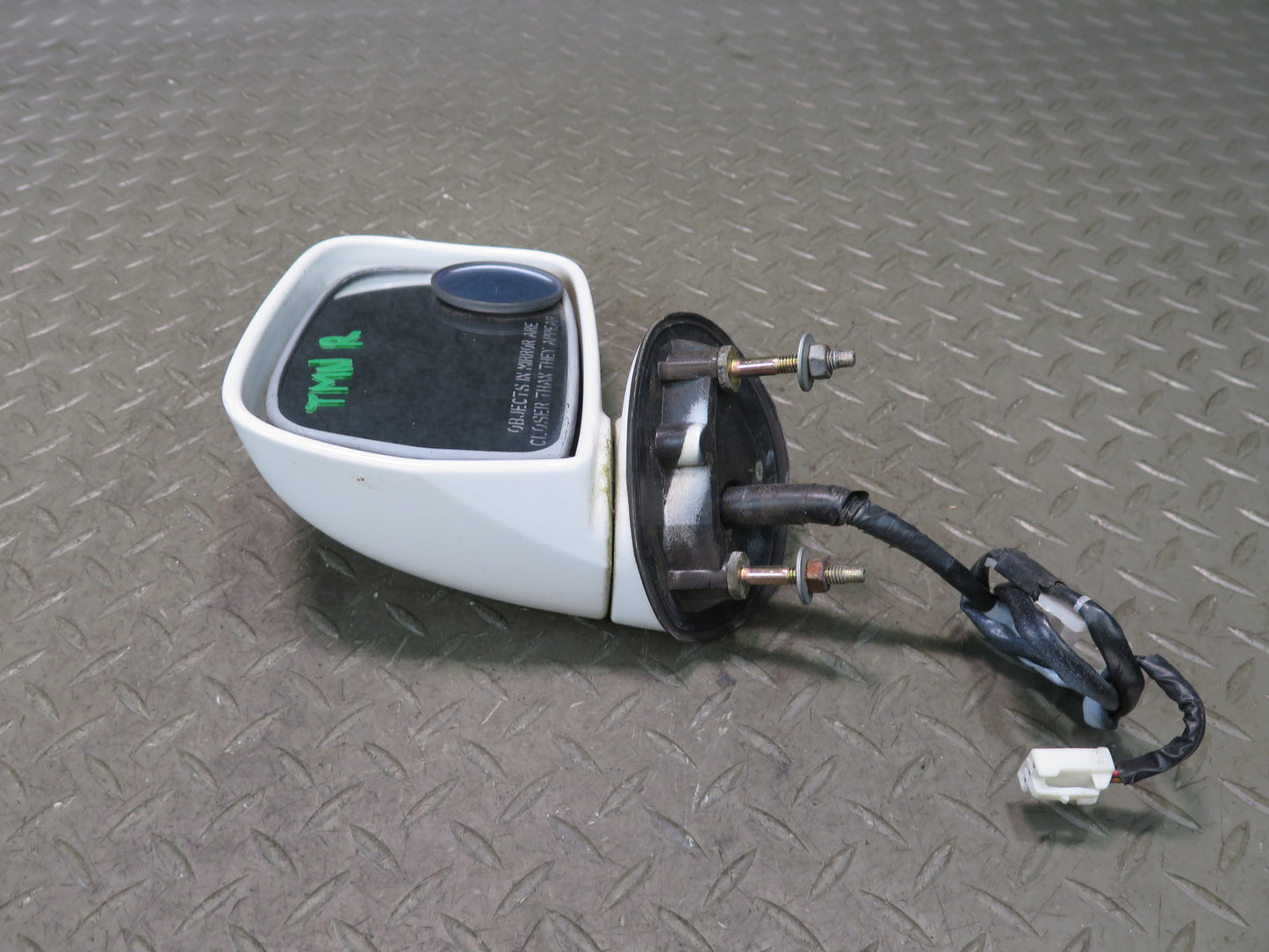 00-05 Toyota MR2 Spyder Right Door Exterior Side Power Mirror Super White OEM