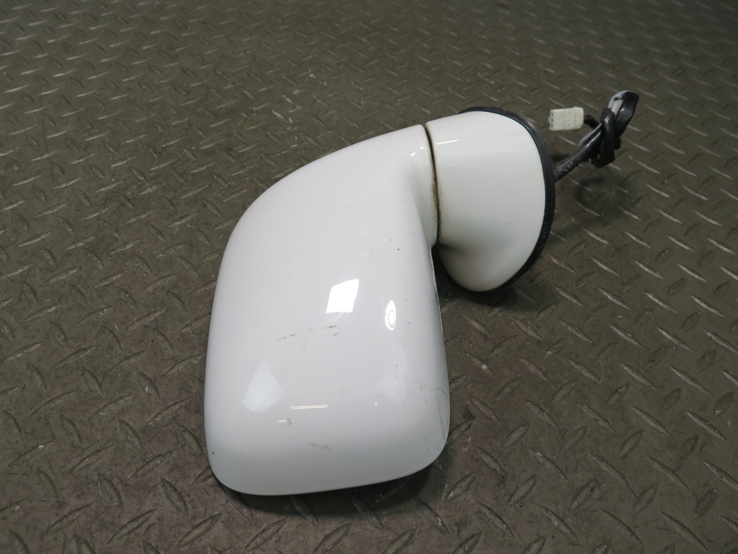 00-05 Toyota MR2 Spyder Right Door Exterior Side Power Mirror Super White OEM