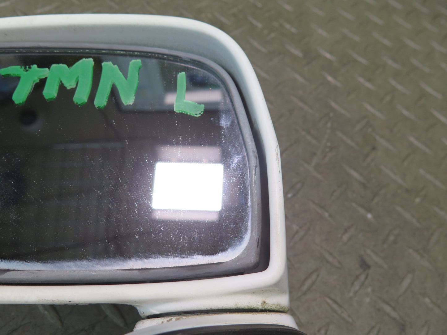00-05 Toyota MR2 Spyder Left Door Exterior Side Power Mirror Super White OEM