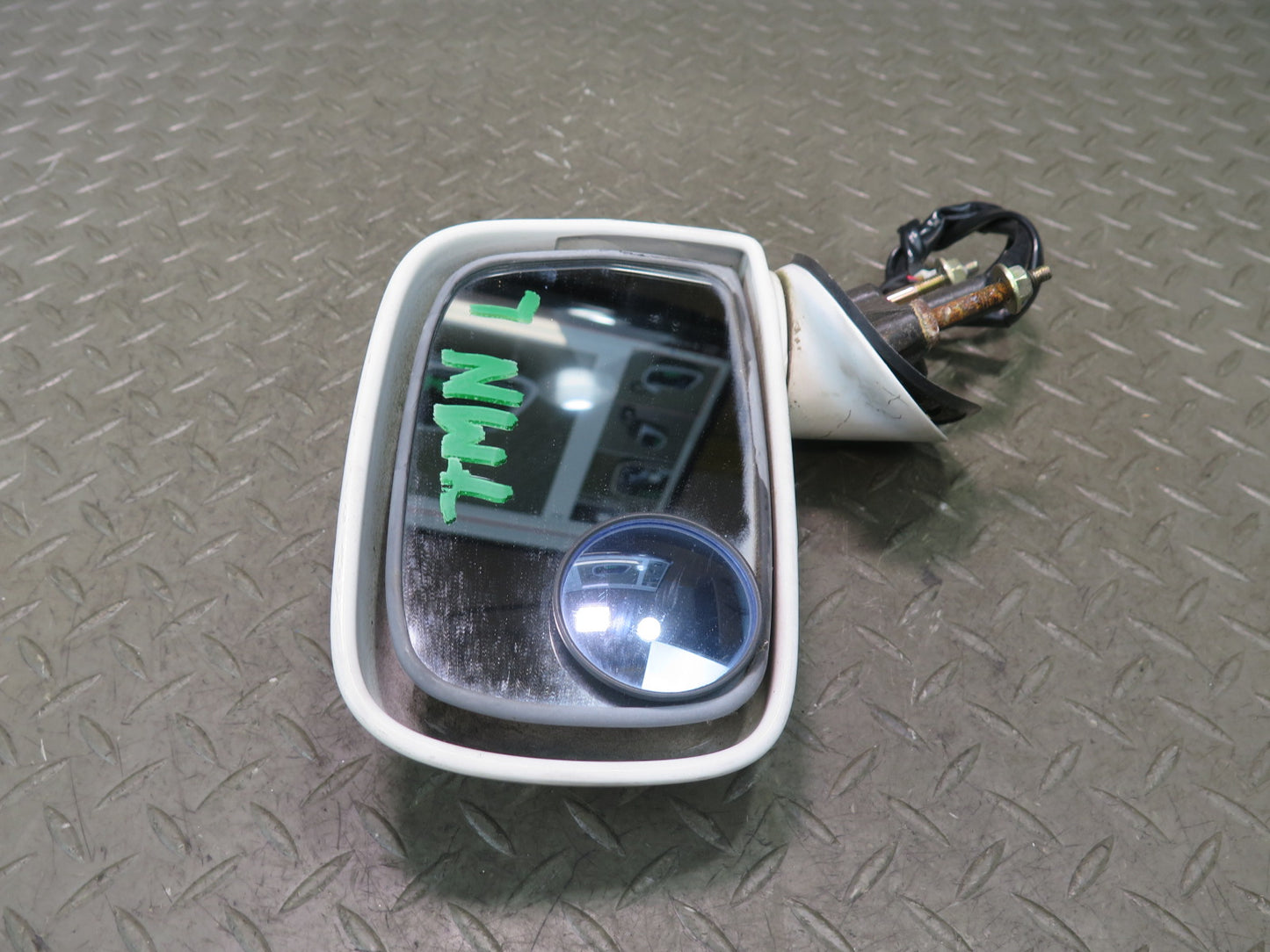 00-05 Toyota MR2 Spyder Left Door Exterior Side Power Mirror Super White OEM