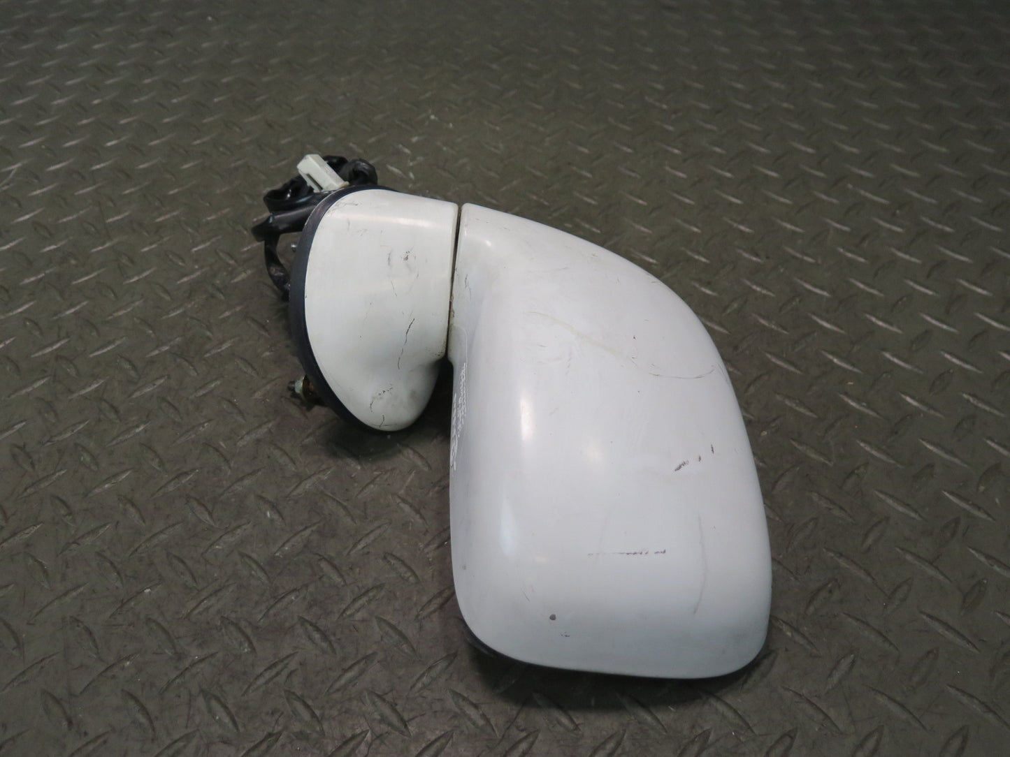 00-05 Toyota MR2 Spyder Left Door Exterior Side Power Mirror Super White OEM