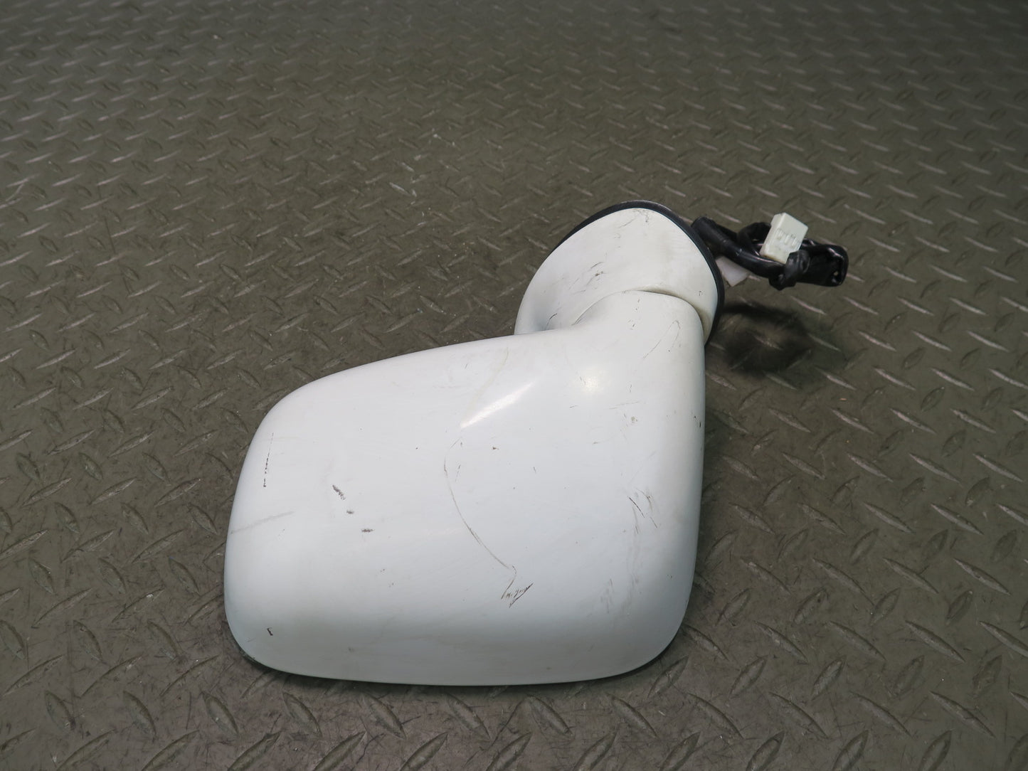 00-05 Toyota MR2 Spyder Left Door Exterior Side Power Mirror Super White OEM