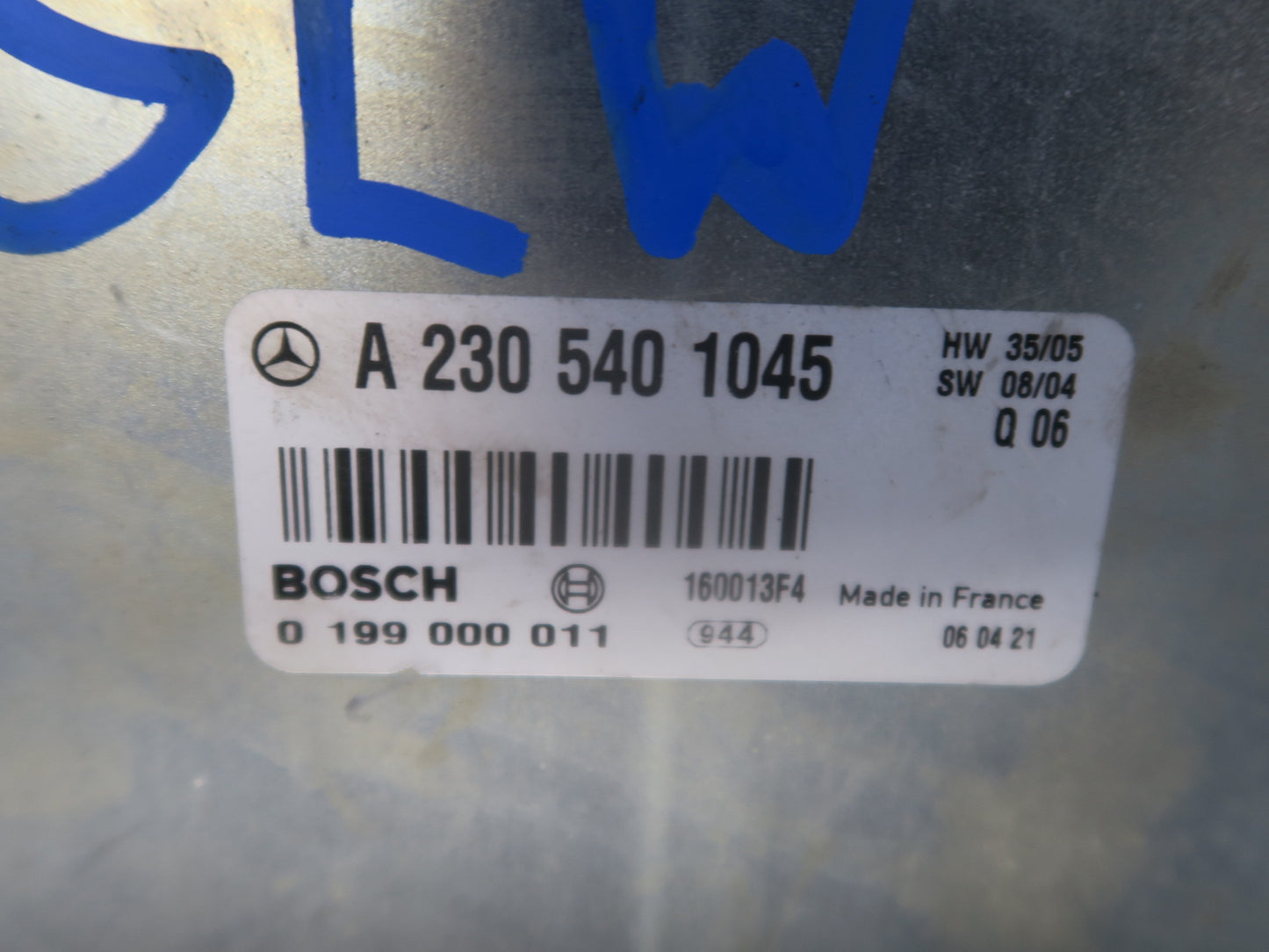 03-12 Mercedes R230 Sl-class Battery Stabilization Control Module w Wiring OEM