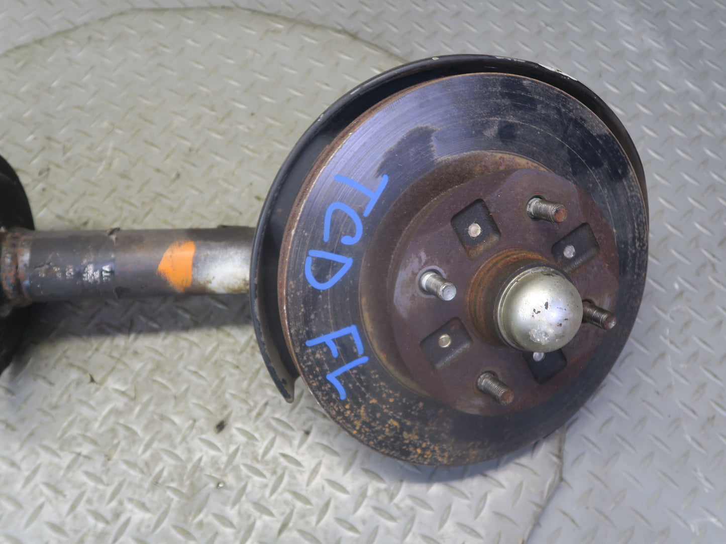 84-88 Toyota Cressida MX73 Front Left Spindle Knuckle Wheel Hub Strut Rotor OEM