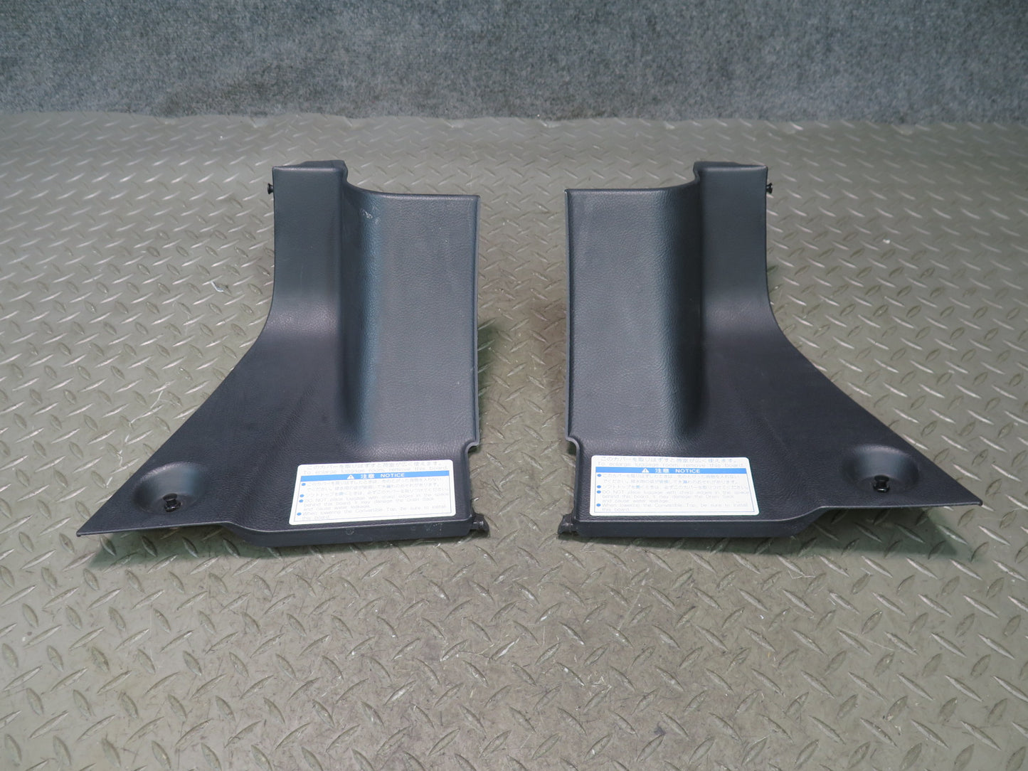 00-05 Toyota MR2 Spyder ZZW30L Set of 2 Rear Separator Board Trim Panel OEM
