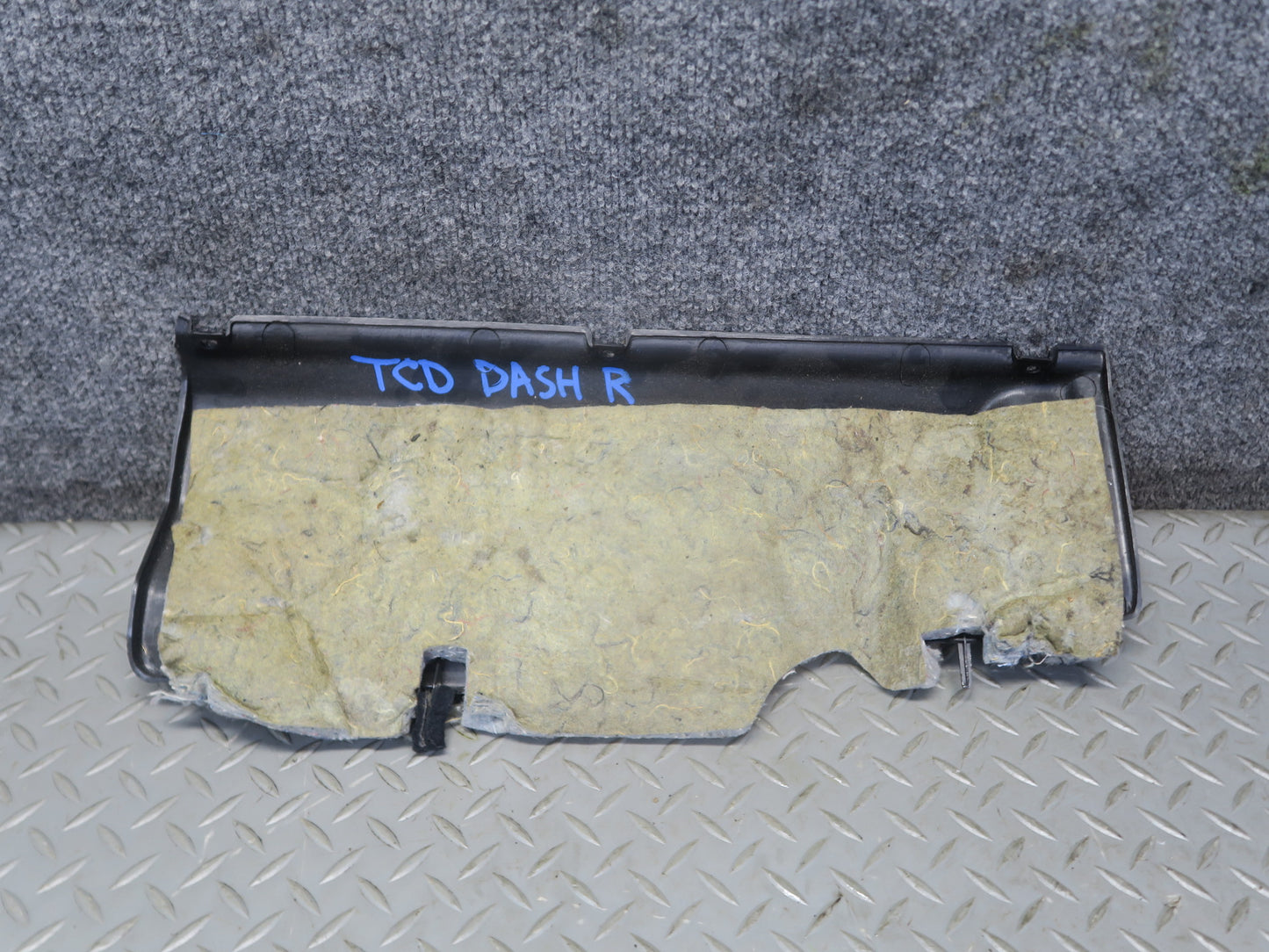 84-88 Toyota Cressida MX73 Right Under Dash Lower Trim Cover Panel Gray OEM