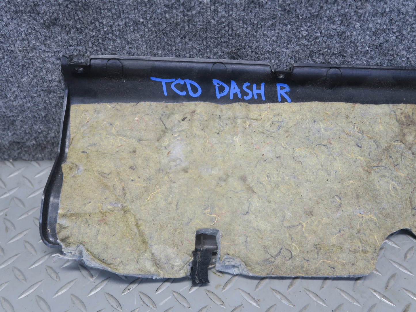 84-88 Toyota Cressida MX73 Right Under Dash Lower Trim Cover Panel Gray OEM