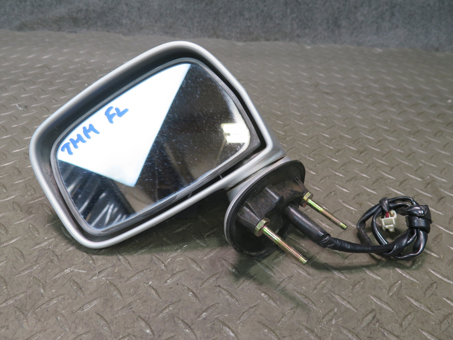 00-05 Toyota MR2 Spyder Left Door Exterior Side Power Mirror Silver OEM