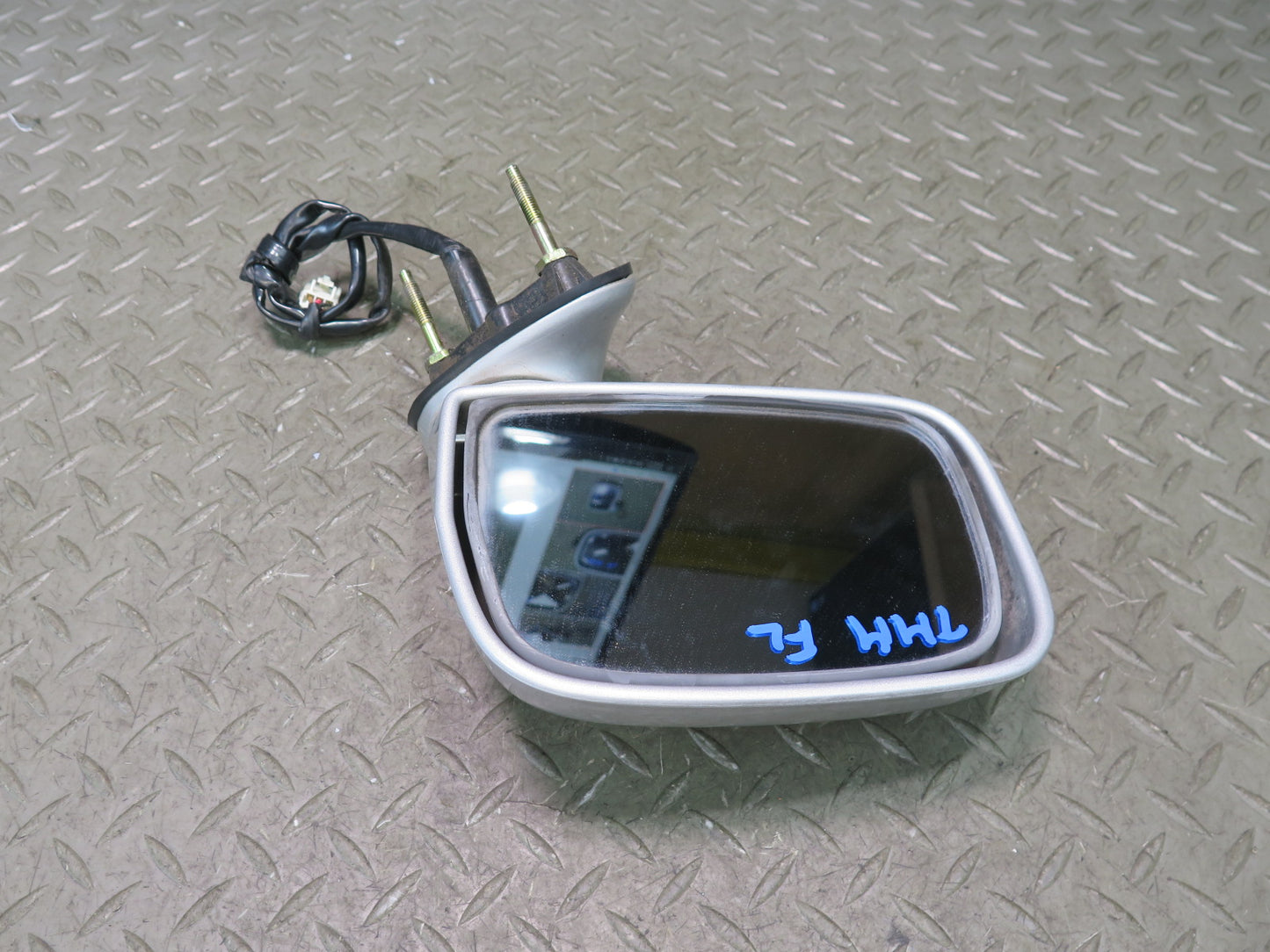 00-05 Toyota MR2 Spyder Left Door Exterior Side Power Mirror Silver OEM