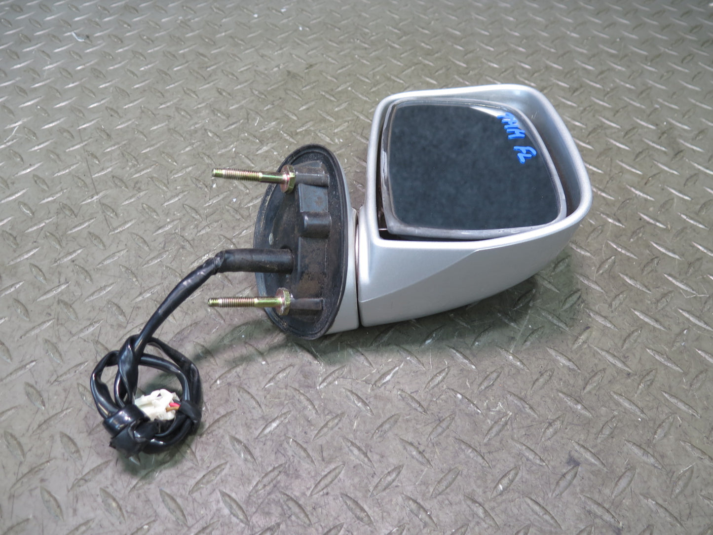 00-05 Toyota MR2 Spyder Left Door Exterior Side Power Mirror Silver OEM