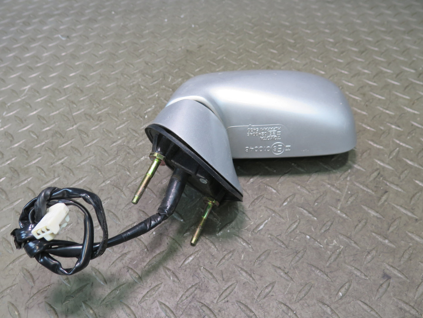 00-05 Toyota MR2 Spyder Left Door Exterior Side Power Mirror Silver OEM