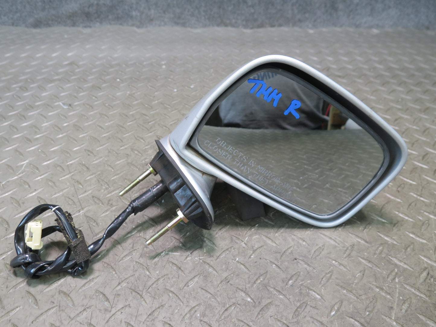 00-05 Toyota MR2 Spyder Right Door Exterior Side Power Mirror Silver OEM