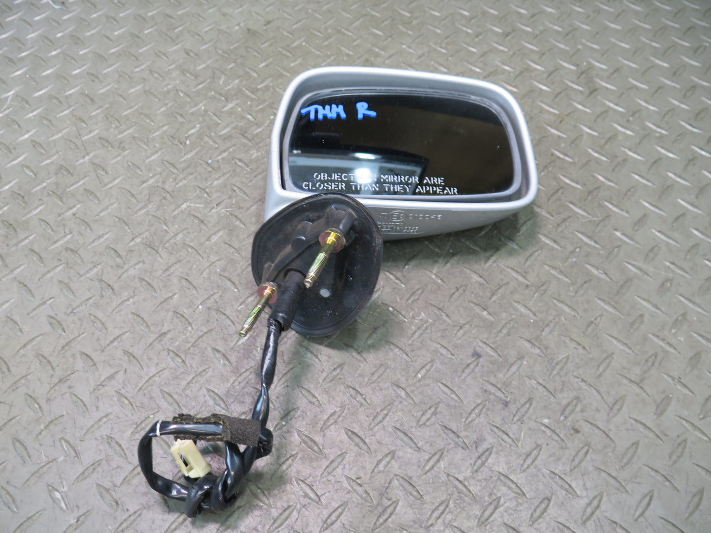 00-05 Toyota MR2 Spyder Right Door Exterior Side Power Mirror Silver OEM