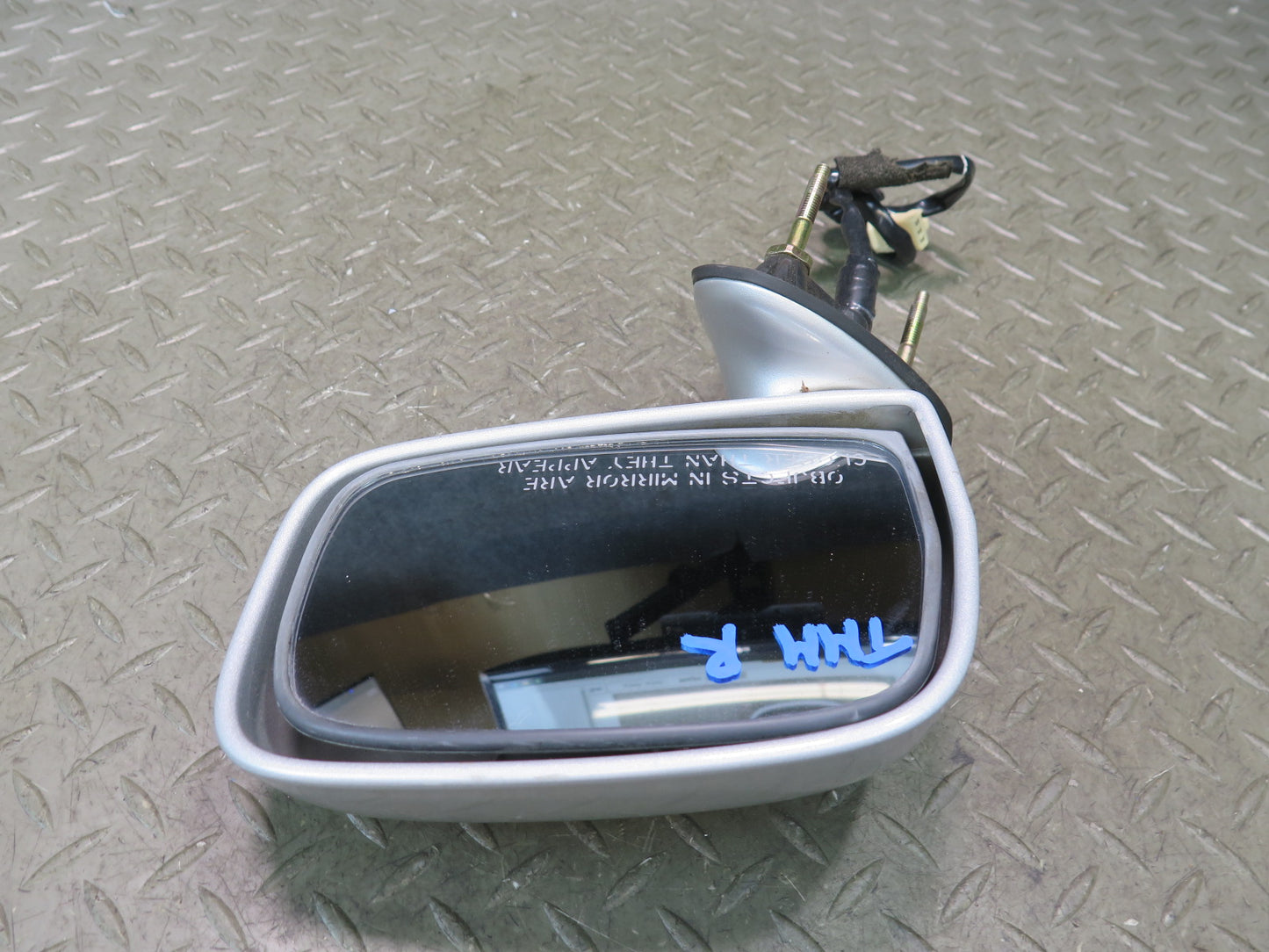 00-05 Toyota MR2 Spyder Right Door Exterior Side Power Mirror Silver OEM