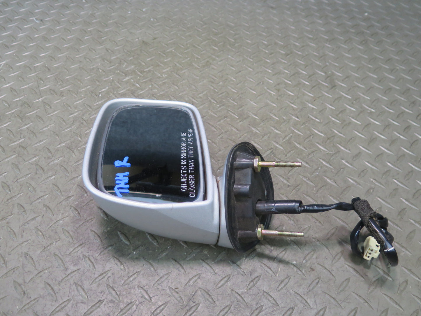 00-05 Toyota MR2 Spyder Right Door Exterior Side Power Mirror Silver OEM