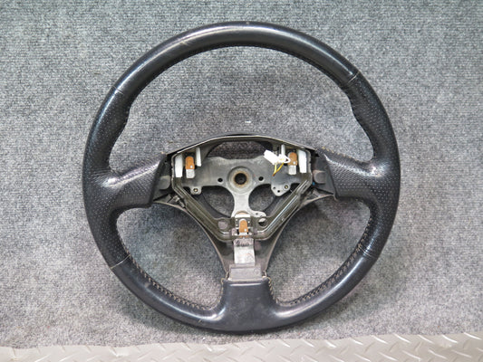 00-05 Toyota MR2 Spyder ZZW30L Leather Steering Black OEM