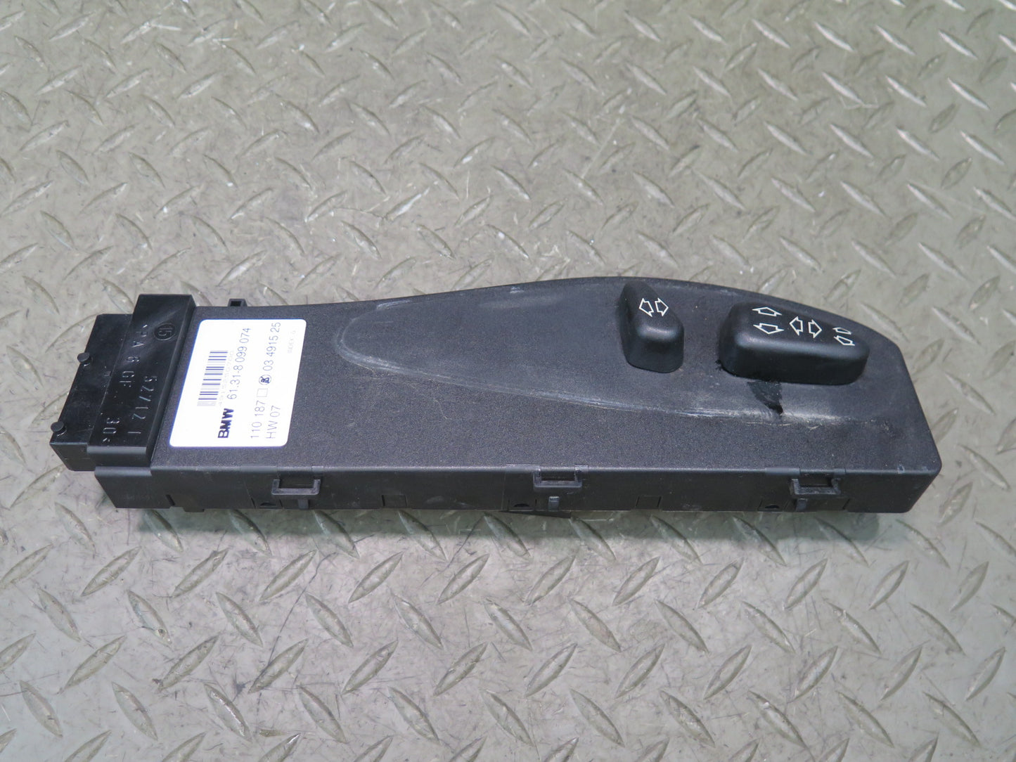 2001-2006 BMW E46 M3 Front Right Seat Adjust Control Switch 8099074