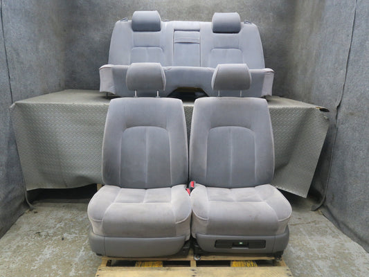 95-97 Toyota Celsior UCF20 RHD Front & Rear Power Velour Seat Set Gray OEM