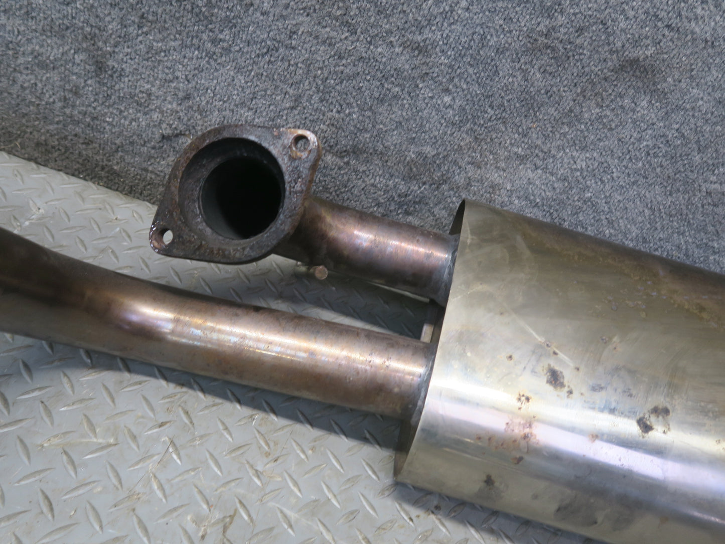 00-02 Toyota MR2 Spyder ZZW30L Rear Exhaust Muffler w Tip OEM