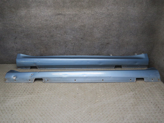97-02 BMW E36/7 Z3 Left & Right Side Skirt Rocker Panel Molding Set Blue