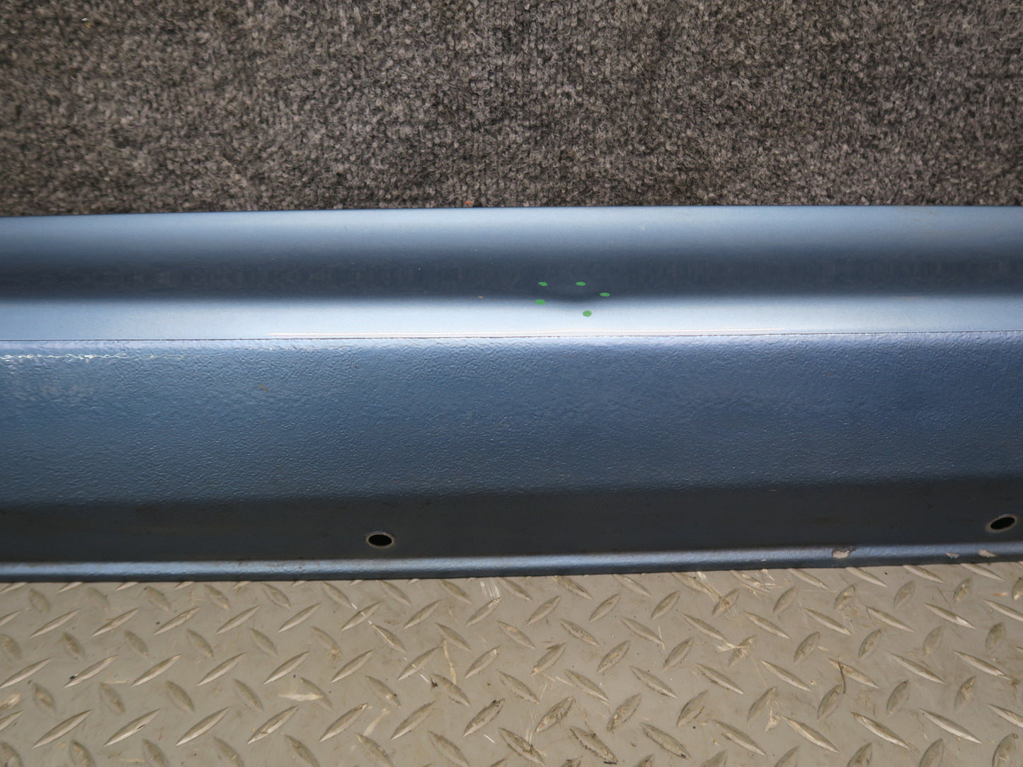 97-02 BMW E36/7 Z3 Left & Right Side Skirt Rocker Panel Molding Set Blue