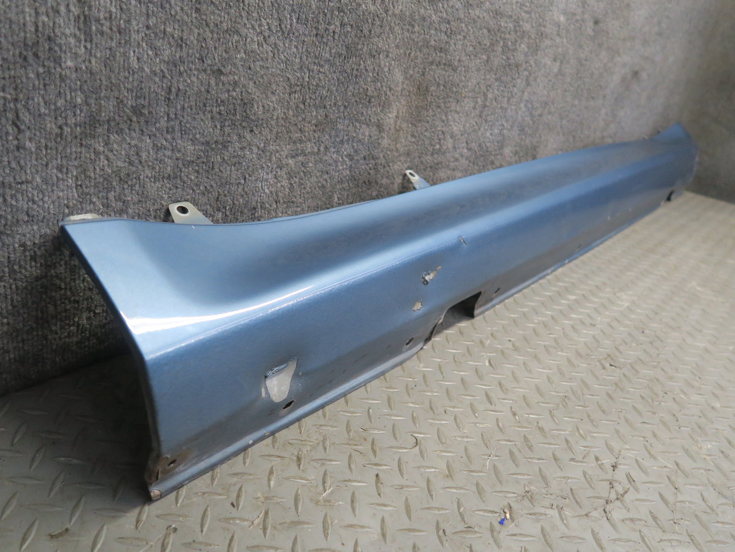 97-02 BMW E36/7 Z3 Left & Right Side Skirt Rocker Panel Molding Set Blue