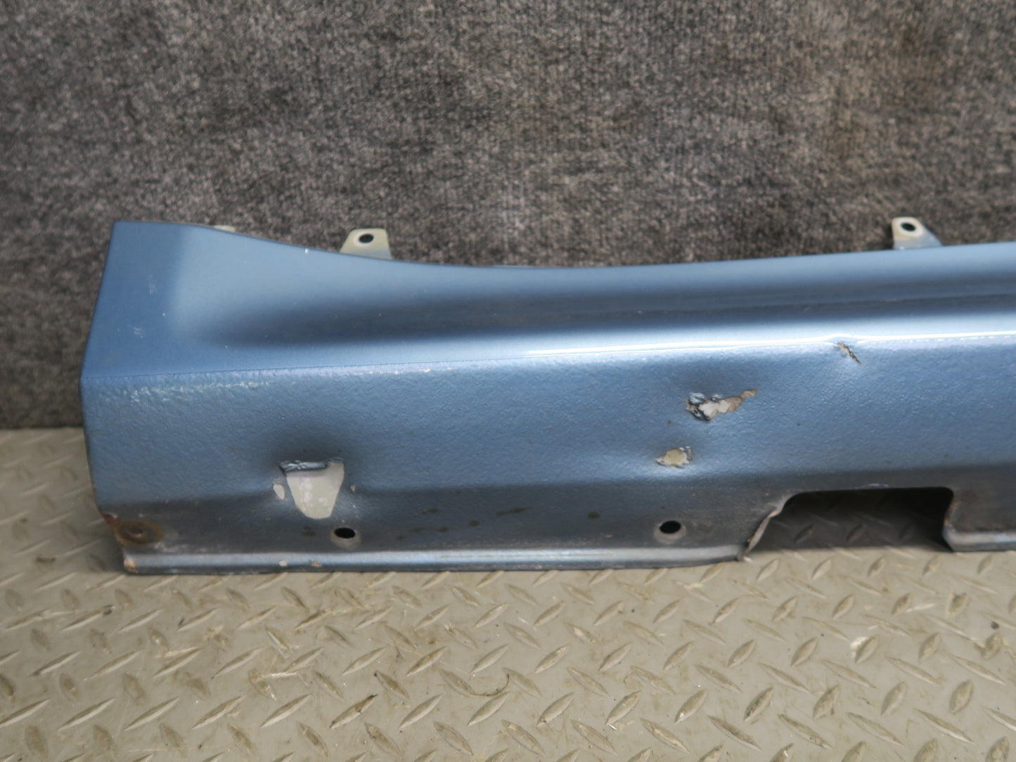 97-02 BMW E36/7 Z3 Left & Right Side Skirt Rocker Panel Molding Set Blue
