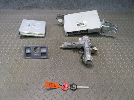 1995 Toyota Celsior RHD ECM ECU MPX Ignition Lock KEY Fuel Door Trunk Switch Set