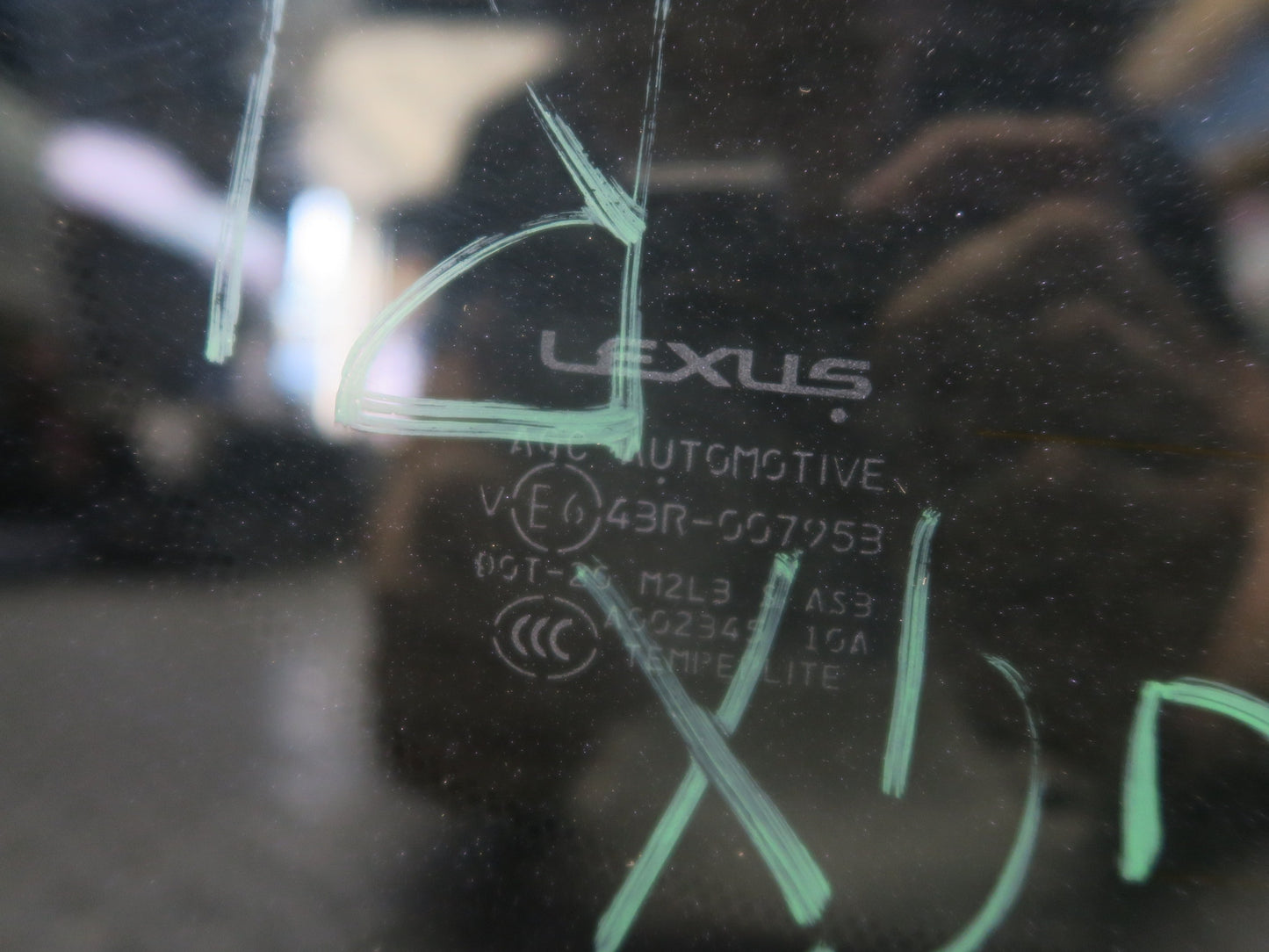 2010-2023 Lexus URJ150L GX460 Rear Left Driver Side Quarter Glass Window