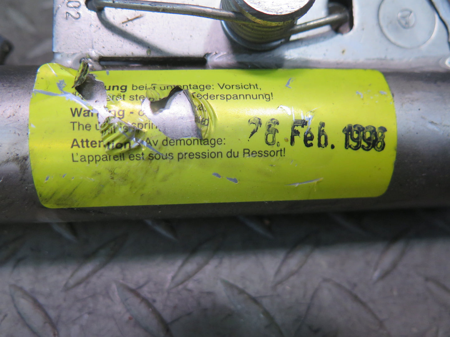 96-02 Mercedes R129 Sl-class Convertible TOP Roof Hydraulic Cylinder Set OEM