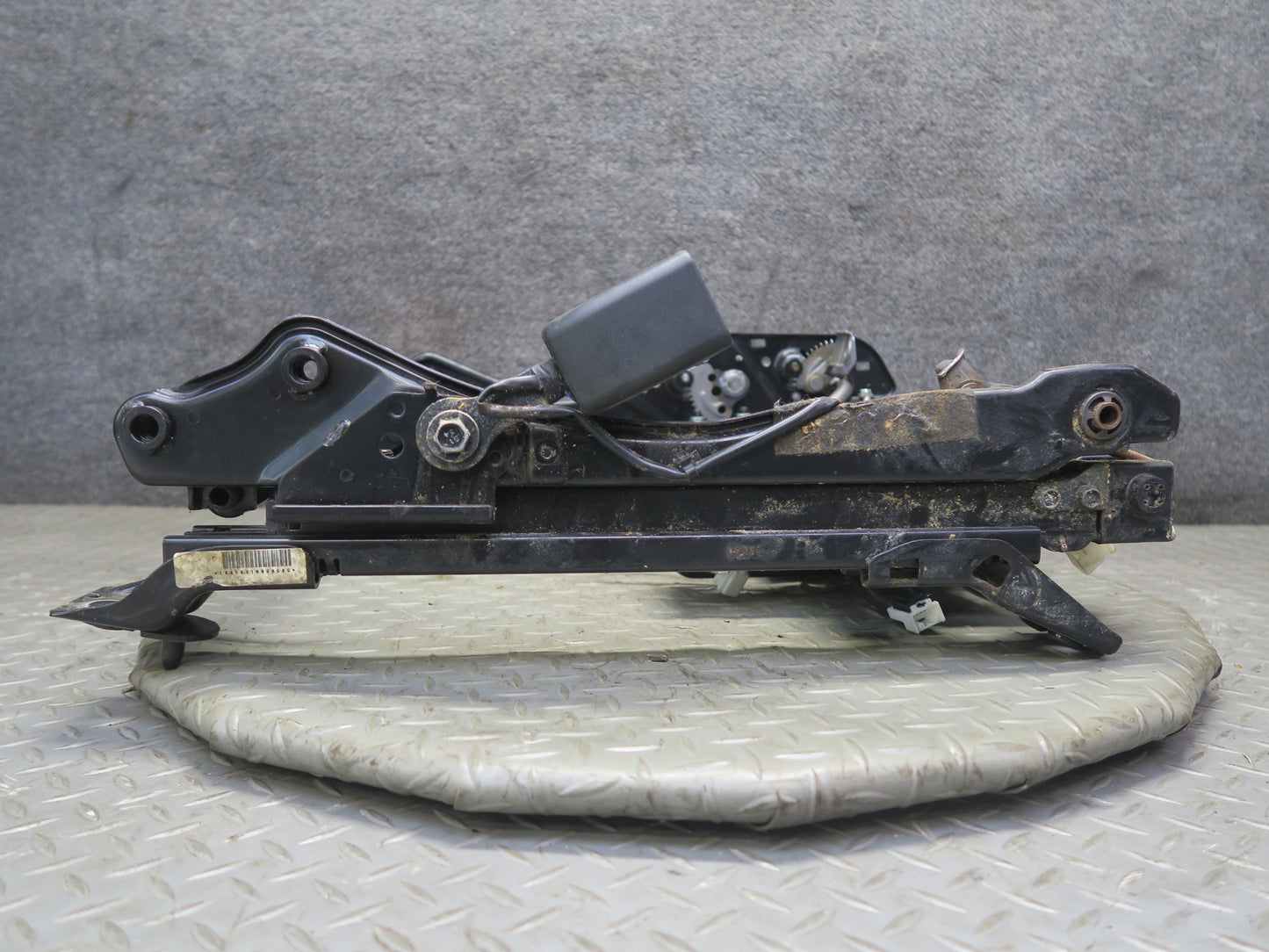 2010 Nissan Z34 370Z Convertible Front Left Seat Frame Track Rail w Motor OEM