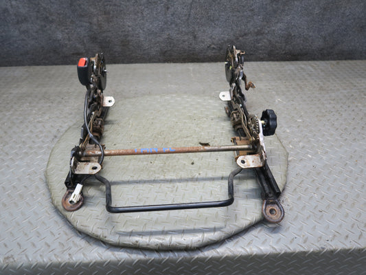 00-02 Toyota MR2 Spyder ZZW30L Front Left Seat Lower Track Rails OEM