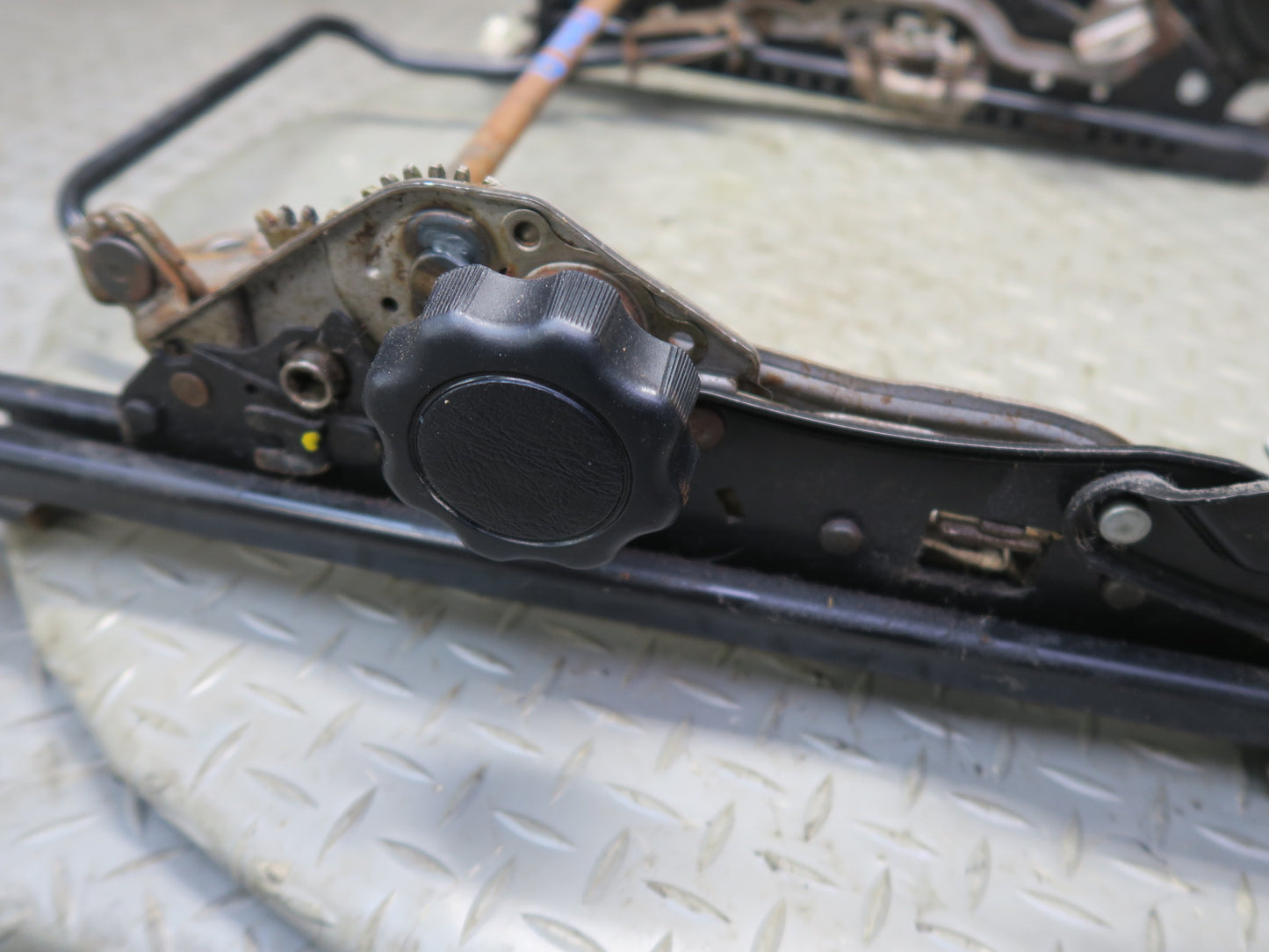 00-02 Toyota MR2 Spyder ZZW30L Front Left Seat Lower Track Rails OEM
