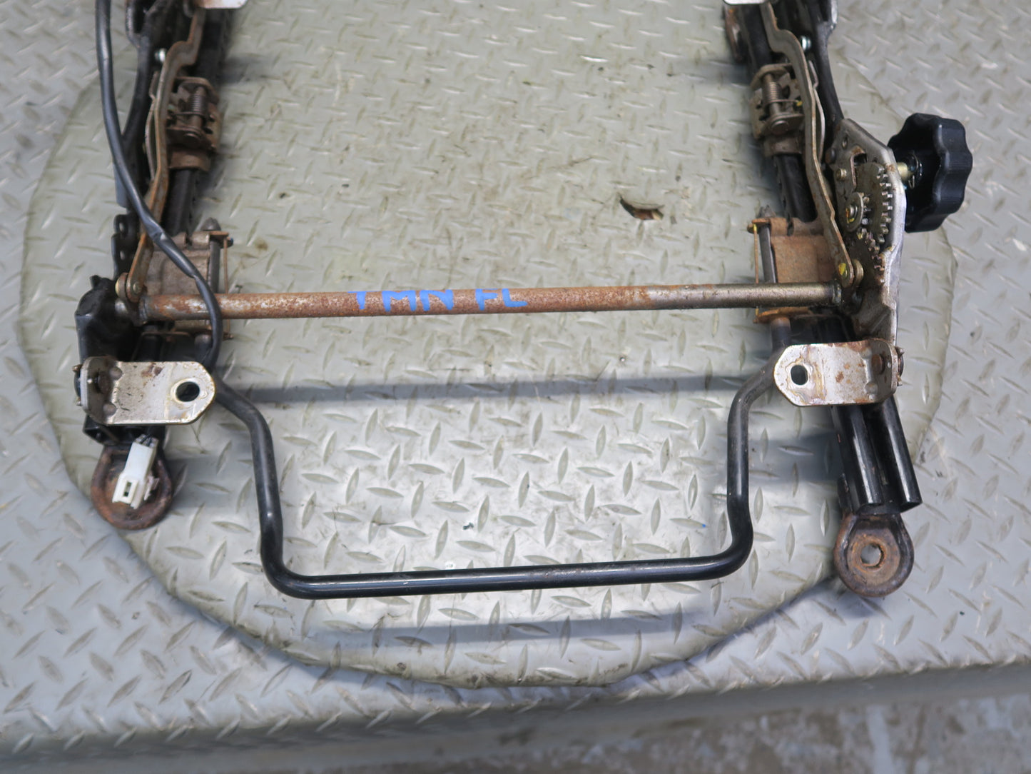 00-02 Toyota MR2 Spyder ZZW30L Front Left Seat Lower Track Rails OEM