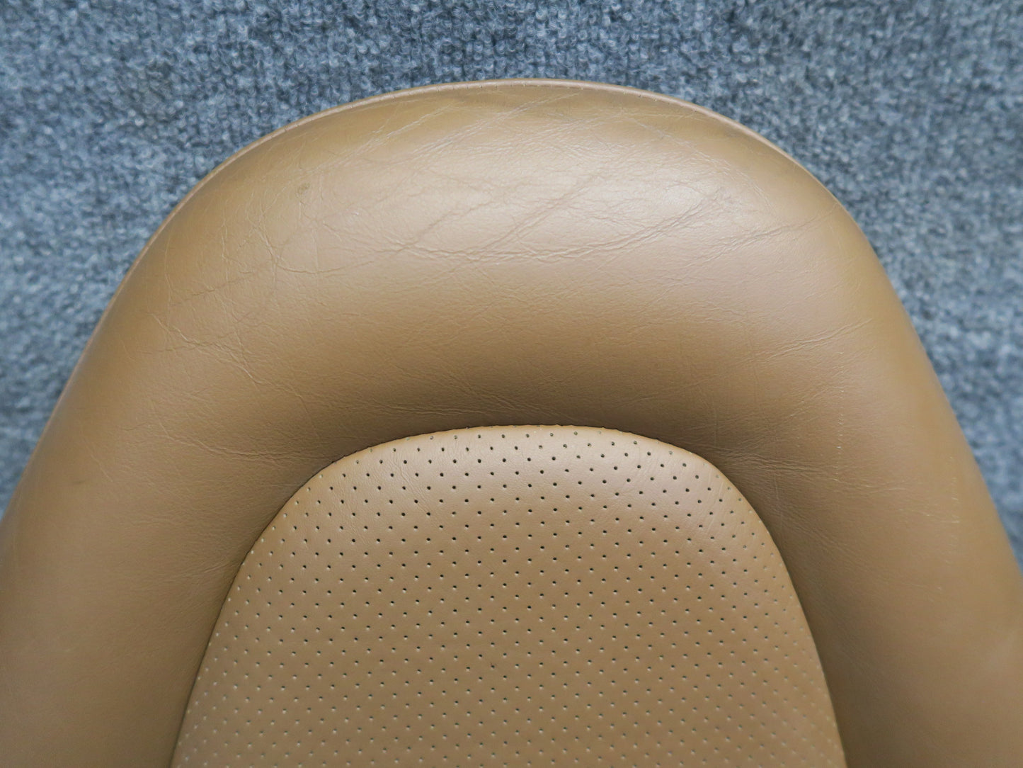 00-02 Toyota MR2 Spyder Right Passenger Leather Seat Upper Cushion OAK OEM