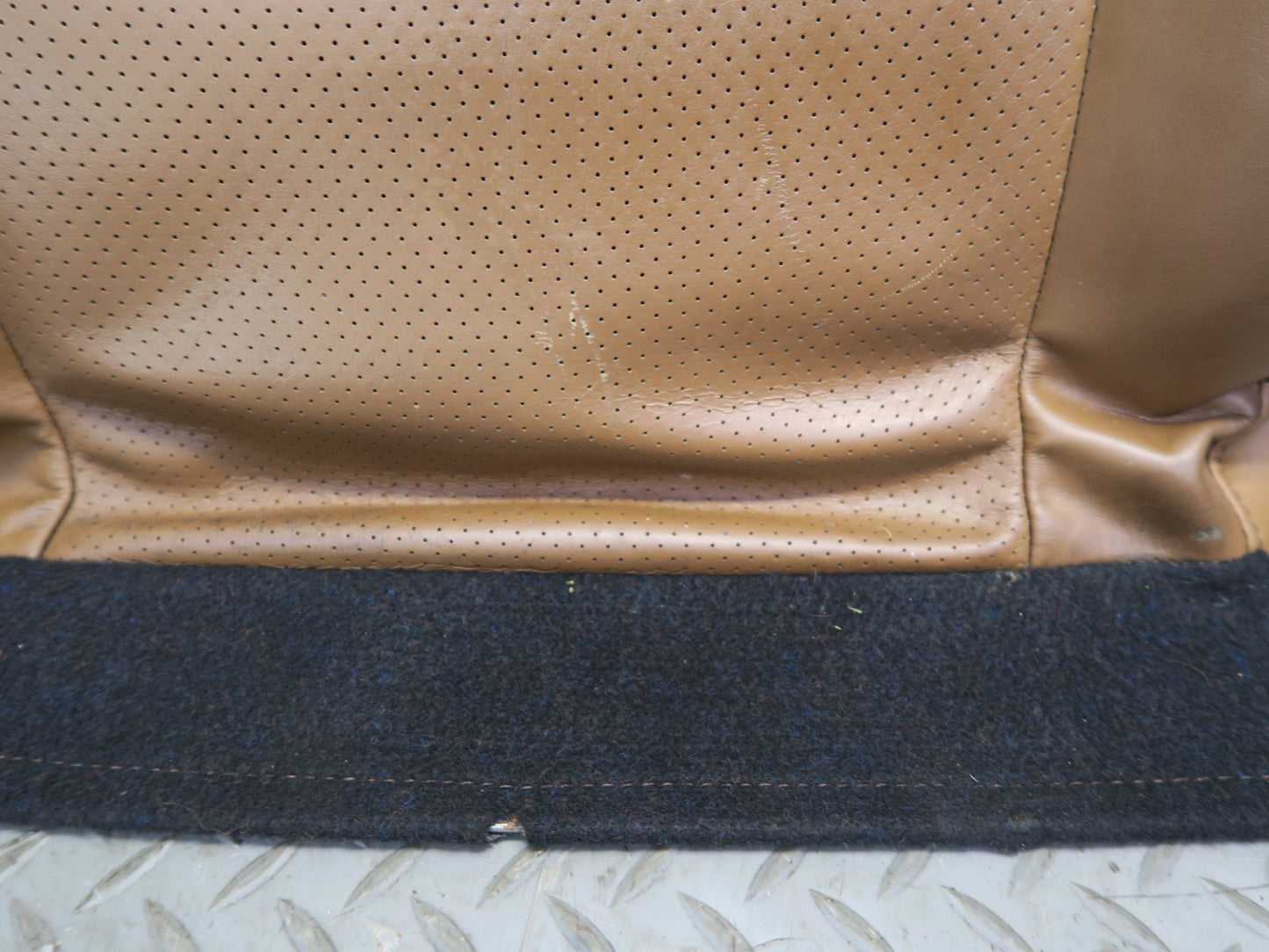 00-02 Toyota MR2 Spyder Right Passenger Leather Seat Upper Cushion OAK OEM