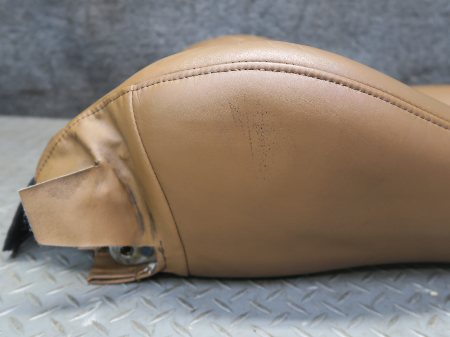 00-02 Toyota MR2 Spyder Right Passenger Leather Seat Upper Cushion OAK OEM