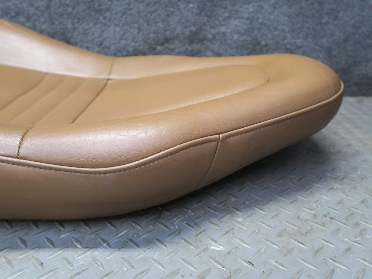 00-02 Toyota MR2 Spyder Right Passenger Leather Seat Upper Cushion OAK OEM