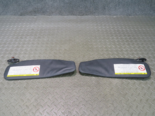 00-05 Toyota MR2 Spyder ZZW30L Set of 2 Front Left & Right Sun Visor Black OEM