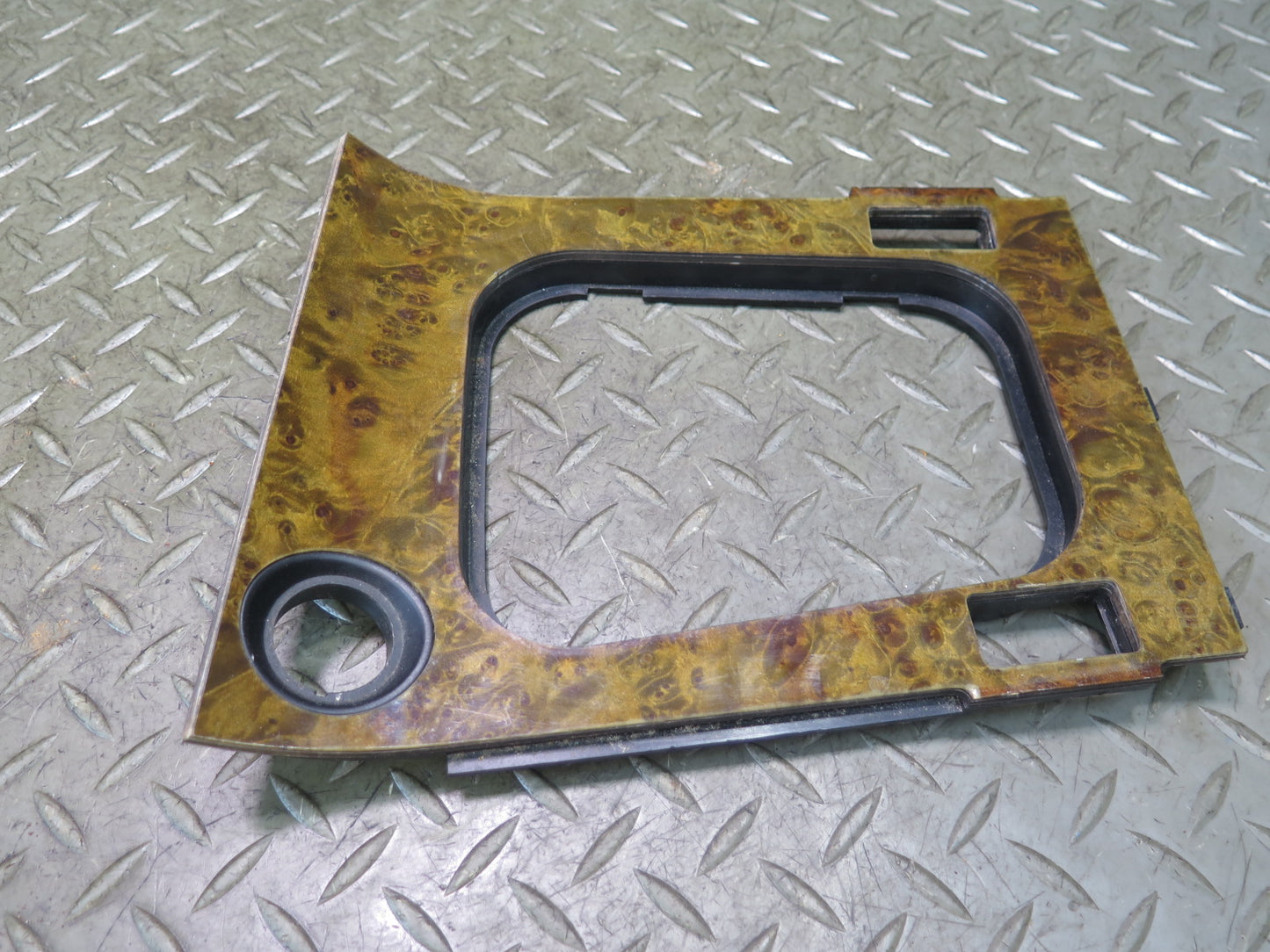 00-02 BMW E36/7 Z3 Dash Center Console Climate Shifter Wood Trim Bezel Panel Set