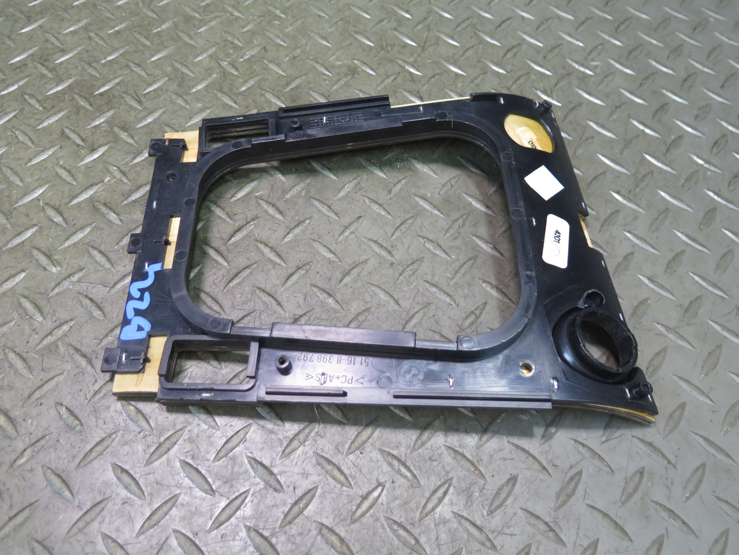 00-02 BMW E36/7 Z3 Dash Center Console Climate Shifter Wood Trim Bezel Panel Set