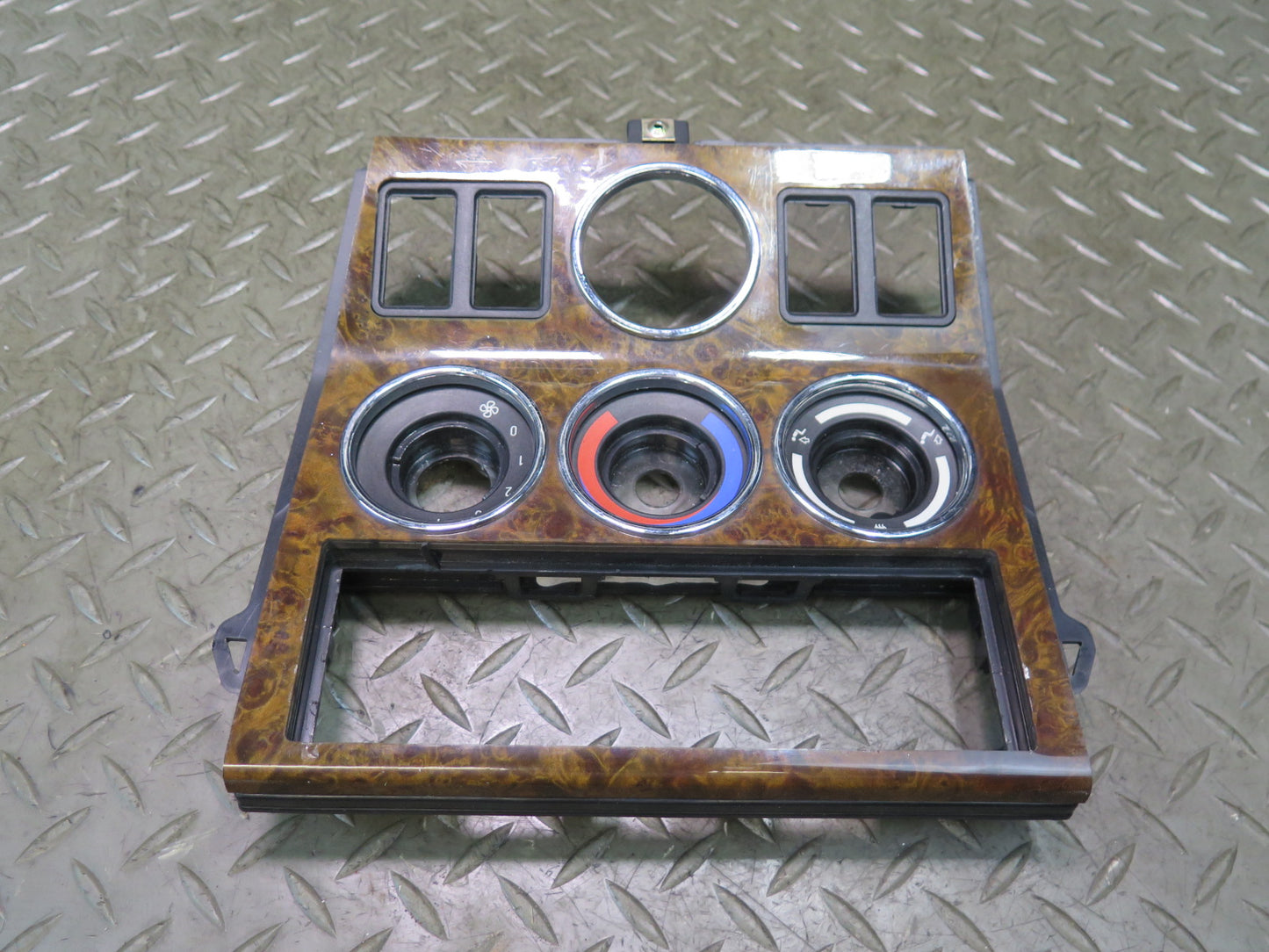 00-02 BMW E36/7 Z3 Dash Center Console Climate Shifter Wood Trim Bezel Panel Set
